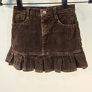 Vintage Girls Brown Corduroy Skirt Got To Be Real Size 6X